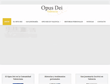 Tablet Screenshot of opusdeivalencia.com